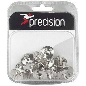Precision Steel Cricket Spikes (Pack of 20) / Silver